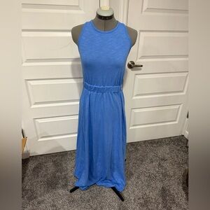 Loft blue maxi dress NWT